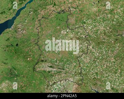 Wiltshire, administrative county of England - Great Britain. High resolution satellite map Stock Photo