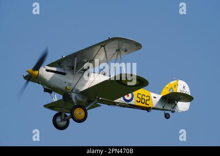 Hawker Nimrod II, G-BURZ, K-3661, Old Warden, Biggleswade, Bedfordshire, England, Stock Photo