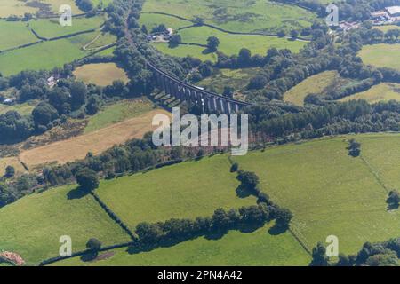 Cynghordy Viaduct Carmarthenshire on the Heart of Wales railway line Stock Photo