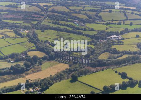 Cynghordy Viaduct Carmarthenshire on the Heart of Wales railway line Stock Photo