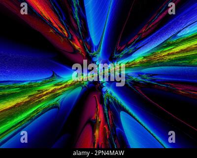 Multicolored grunge texture. Composition of different color patterns Stock Photo