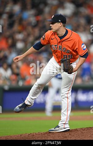 Houston Astros relief pitcher Phil Maton (88) reacts after walking  Washington Nationals' Corey Dickerson with the bases loaded during the 10th  inning of a baseball game Thursday, June 15, 2023, in Houston. (