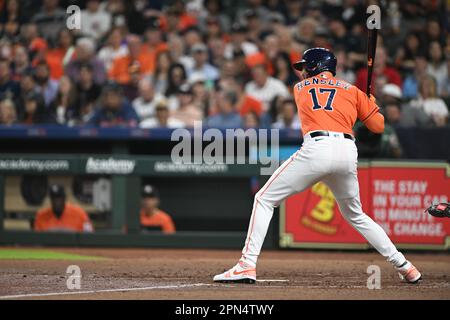 Houston Astros second baseman Mauricio Dubon (14) prepares for the game  against the Colorado Rockies. The Astros defeated the Rockies 4-1,  Wednesday, July 19, 2023, in Denver. (Margaret Bowles via AP Images Stock  Photo - Alamy