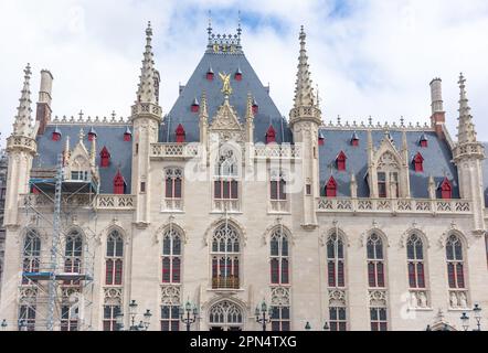 Provinciaal Hof (Provincial Court), Markt, Brugge (Bruges), West Flanders Province, Flemish Region, Belgium Stock Photo