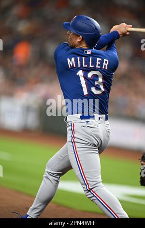 Texas Rangers Leody Taveras throws during spring training baseball practice  Monday, Feb. 20, 2023, in Surprise, Ariz. (AP Photo/Charlie Riedel Stock  Photo - Alamy