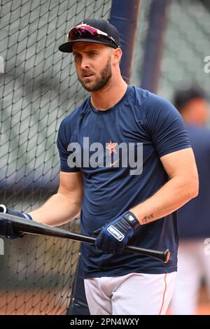 Texas Rangers catcher Jonah Heim (28) batting during the MLB game between  the Texas Ranges and the Houston Astros on Friday, April 14, 2023 at Minute  Stock Photo - Alamy