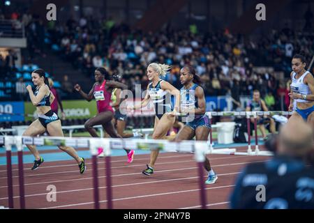 Cyréna Samba-Mayela participating in the Madrid Indoor Tour of Madrid 2023. Stock Photo