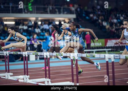 Cyréna Samba-Mayela participating in the Madrid Indoor Tour of Madrid 2023. Stock Photo