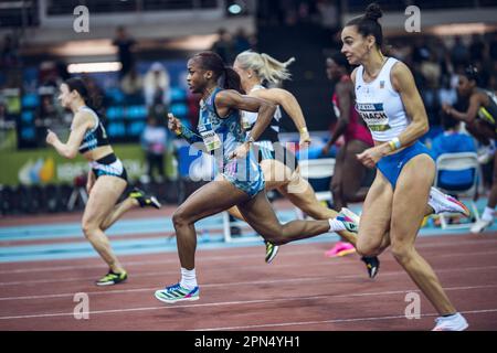 Cyréna Samba-Mayela participating in the Madrid Indoor Tour of Madrid 2023. Stock Photo