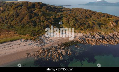 The Wee House - Saddel Bay, Argyle and Bute Stock Photo