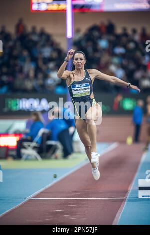 Diana Zagainova participating in the Madrid Indoor Tour of Madrid 2023. Stock Photo