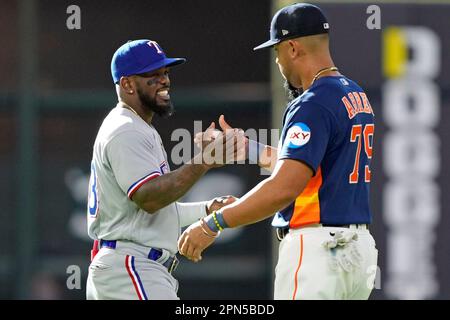 Rangers' Adolis García gets center field reps with Leody Taveras