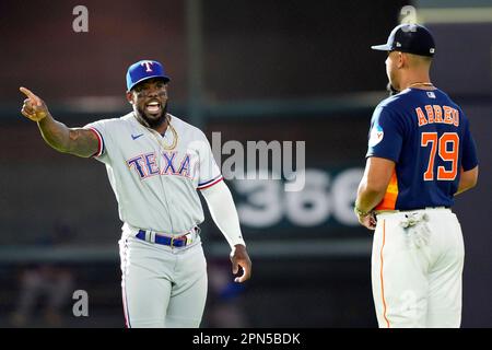 Rangers' Adolis García gets center field reps with Leody Taveras