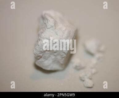 Pure cocaine rocks close up dope and drugs background high quality big size instant prints illegal substances stock photography Stock Photo