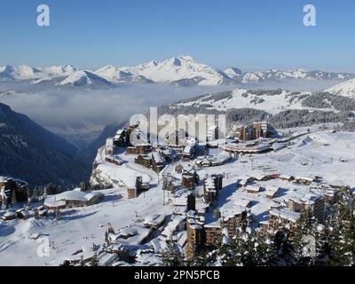 Avoriaz, Haute-Savoie, France Stock Photo