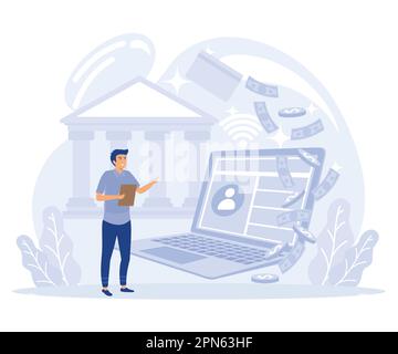 Open banking platform concept vector illustration Stock Vector Image ...
