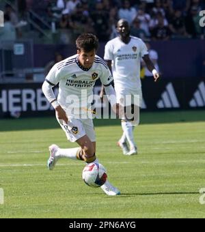 LA Galaxy Midfielder Riqui Puig, Center, And Seattle Sounders ...