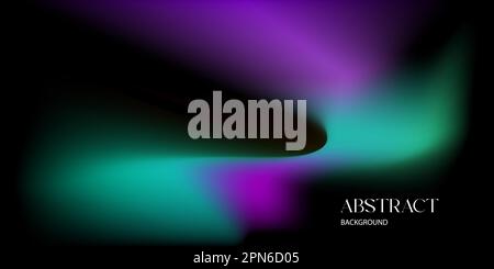 Dark blue and violet smooth liquid waves abstract background. Vector ...