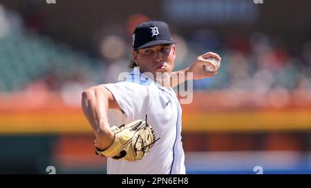 Detroit Tigers' Tyler Holton Plays During A Baseball Game, Tuesday ...