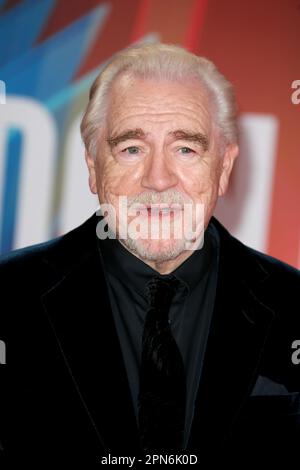 Brian Cox attends the 'Succession' European Premiere during the 65th BFI London Film Festival at The Royal Festival Hall in London. Stock Photo