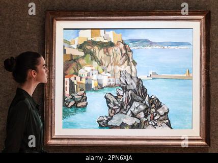 London, UK. 17th Apr, 2023. Renato Guttuso, Scilla, Est £30,000-50,000.Thursday 20 April in London Impressionist and Modern Art, Bonhams. Credit: Paul Quezada-Neiman/Alamy Live News Stock Photo