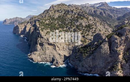 Fornalutx port, Na Mora torrent, Majorca, Balearic Islands, Spain Stock Photo