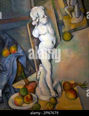 Still Life with Plaster Cupid, Paul Cezanne, circa 1894, Courtauld Gallery, London, England, UK, Stock Photo