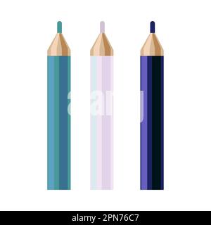 Colorful marking pens vector illustration. Stock Vector
