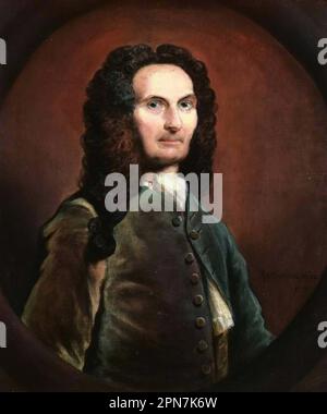 Abraham de Moivre (1667 1754) mathematicien francais Stock Photo