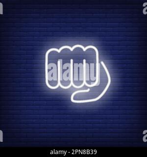 Bro fist neon sign Stock Vector Image & Art - Alamy