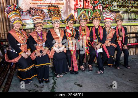 Pesta Kaamatan harvest festival 2022 at KDCA  Penampang Sabah Borneo Malaysia Stock Photo