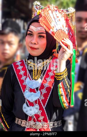 Pesta Kaamatan harvest festival 2022 at KDCA  Penampang Sabah Borneo Malaysia Stock Photo