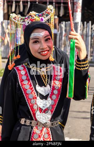 Pesta Kaamatan harvest festival 2022 at KDCA  Penampang Sabah Borneo Malaysia Stock Photo