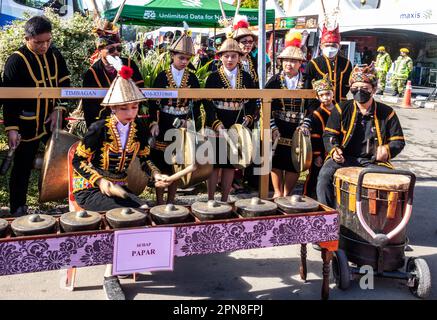 Pesta Kaamatan harvest festival 2022 at KDCA  Penampang Sabah Borneo Malaysia Stock Photo