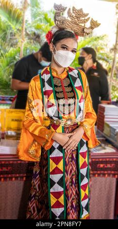 Pesta Kaamatan harvest festival 2022 at KDCA  Penampang Sabah Borneo Malaysia Stock Photo