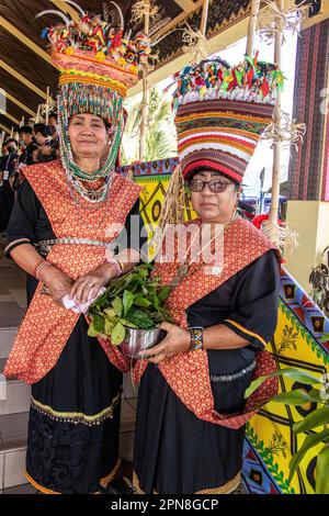 Pesta Kaamatan harvest festival 2022 at KDCA  Penampang Sabah Borneo Malaysia Stock Photo