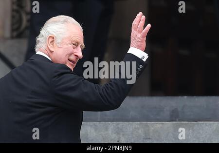 London, UK 3rd June, 2022 :  Charles, Prince of Wales attends a Thanksgiving Service for HRH Queen Elizabeth II to celebrate her Platinum Jubilee at St Paul's Cathedral in London. Credit: James Boardman/Alamy Live News Stock Photo
