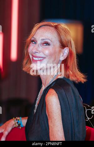 Andrea Sawatzki bei der Aufzeichnung der WDR-Talkshow Kölner Treff im