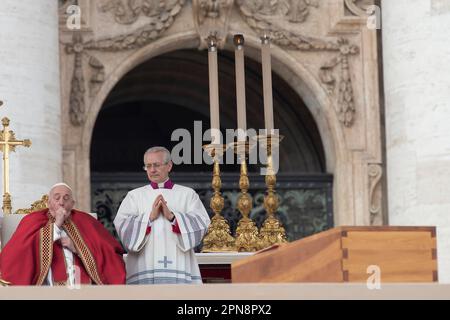 Vatican City, Jan. 05, 2023: Funeral mass of Pope Emeritus Benedict XVI ...