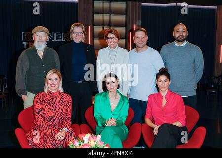 Bill Mockridge, Ruth Moschner, Toni Schumacher, Bettina Böttinger, Mimi Fiedler, Robin Pietsch, Jasmin Gerat, Ahmet Inal bei der Aufzeichnung der WDR- Stock Photo