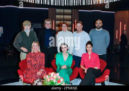 Bill Mockridge, Ruth Moschner, Toni Schumacher, Bettina Böttinger, Mimi Fiedler, Robin Pietsch, Jasmin Gerat, Ahmet Inal bei der Aufzeichnung der WDR- Stock Photo