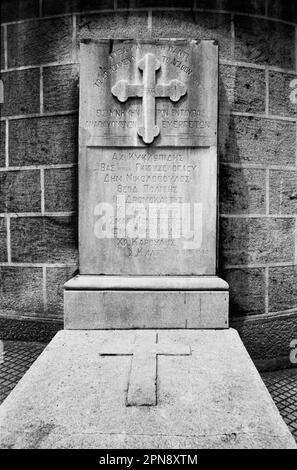 Christian /Bulgarian/ cemetery, Istanbul, Turkey, 1979 Stock Photo