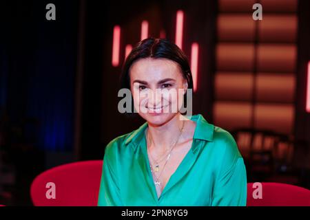 Mimi Fiedler bei der Aufzeichnung der WDR-Talkshow 'Kölner Treff' im WDR Studio BS 2. Köln, 10.02.2023 Stock Photo