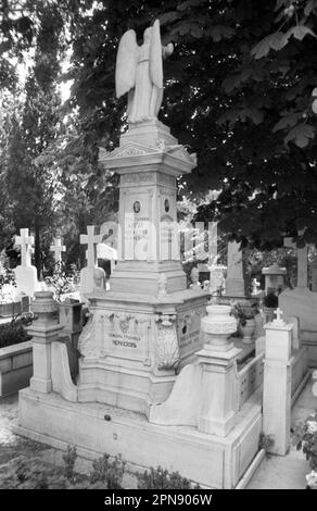 Christian /Bulgarian/ cemetery, Istanbul, Turkey, 1979 Stock Photo