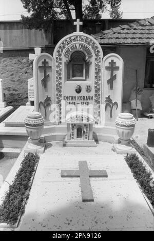 Christian /Bulgarian/ cemetery, Istanbul, Turkey, 1979 Stock Photo