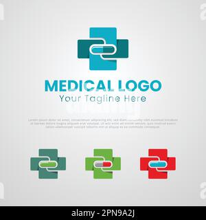 Health Care Logo Design Template Stock Vector