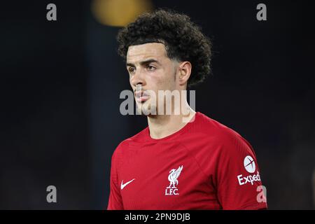 Curtis Jones #17 of Liverpool during the Premier League match Leeds United vs Liverpool at Elland Road, Leeds, United Kingdom. 17th Apr, 2023. (Photo by Mark Cosgrove/News Images) in, on 4/17/2023. (Photo by Mark Cosgrove/News Images/Sipa USA) Credit: Sipa USA/Alamy Live News Stock Photo