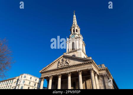 St Martin-in-the-Fields church in Trafalgar Square, London, UK Stock Photo
