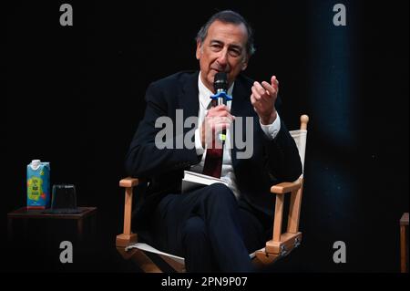 Milan, Italy. 17th Apr, 2023. Milan, presentation of the book by Pier Ferdinando Casini 'Once upon a time there was politics'. In the photo: Beppe Sala Credit: Independent Photo Agency/Alamy Live News Stock Photo