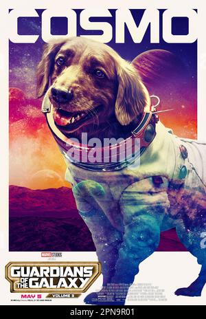 GUARDIANS OF THE GALAXY VOL. 3, Cosmo the Spacedog (voice: Maria ...